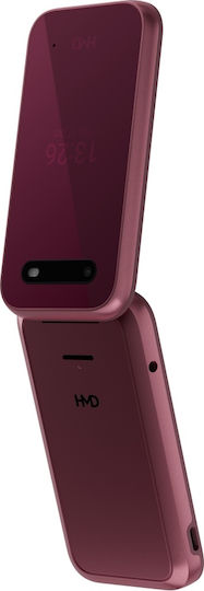 HMD 2660 Flip Dual SIM Mobile with Large Buttons Pink