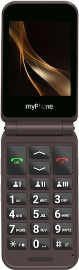 MyPhone Harmony LTE Single SIM Κινητό με Μεγάλα Κουμπιά Praline Collection