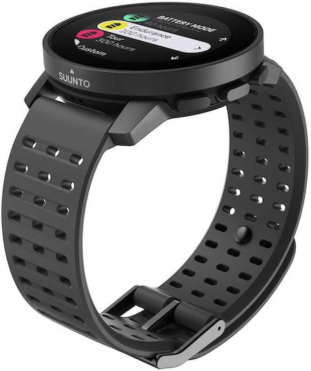 Suunto 9 Peak Pro Stainless Steel 43mm Waterproof Smartwatch with Heart Rate Monitor All Black