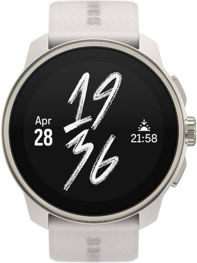 Suunto Race S Stainless Steel 45mm Waterproof Smartwatch with Heart Rate Monitor (Powder Gray)