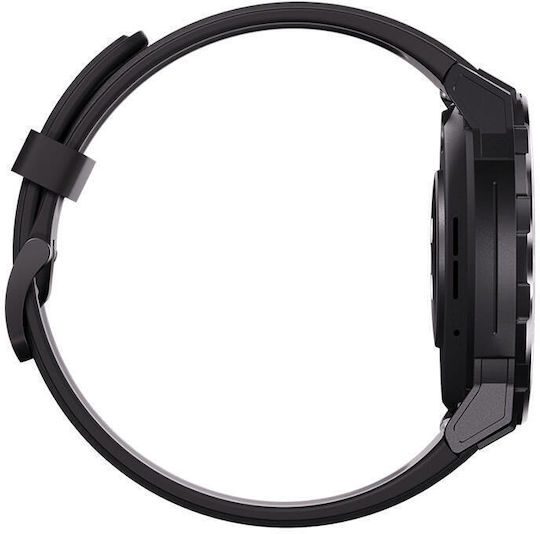 Mibro GS Pro Stainless Steel 46mm Waterproof Smartwatch with Heart Rate Monitor (Black)