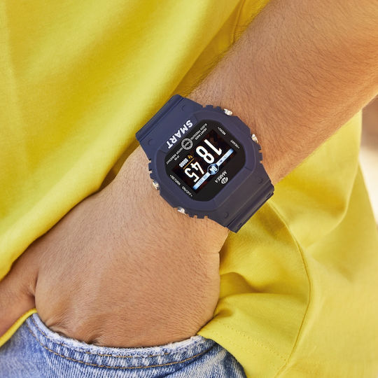 Marea B57008 40mm Smartwatch mit Pulsmesser (Rot)