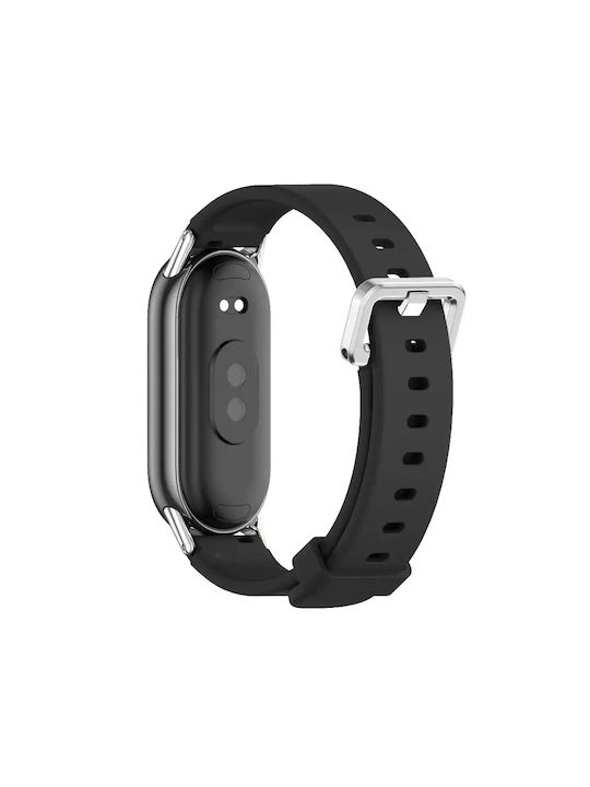 Tech-Protect ICONBAND Armband Silikon Schwarz (Smart Band 8 / Smart Band 9 / Smart Band 10)