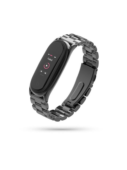 Mijobs Λουράκι Μαύρο (Mi Smart Band 5/Mi Smart Band 6)
