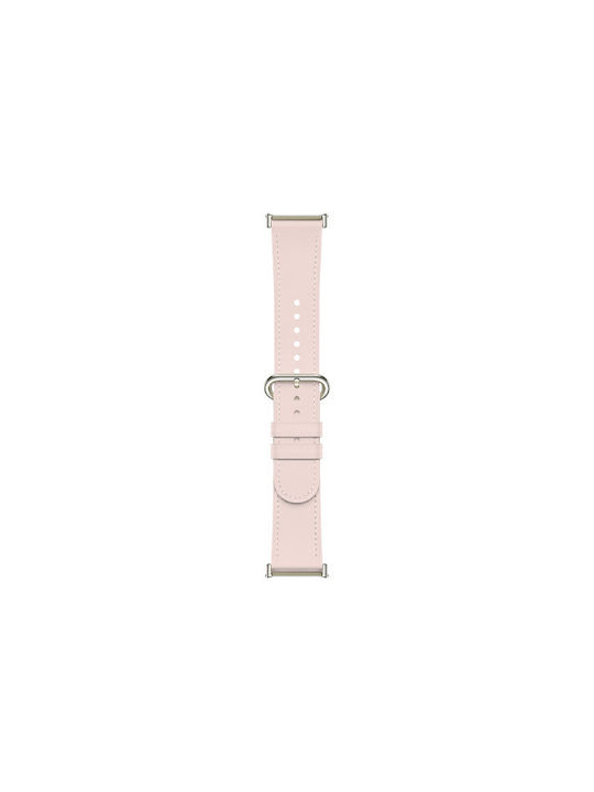 Xiaomi Bhr9570gl Leather Replacement Strap Smart Band 9 Pro 8 Pro Pink