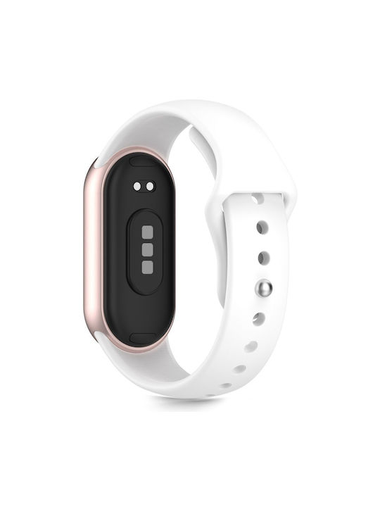 Tech-Protect ICONBAND Curea Albă (Smart Band 8 / Smart Band 9 / Smart Band 10)