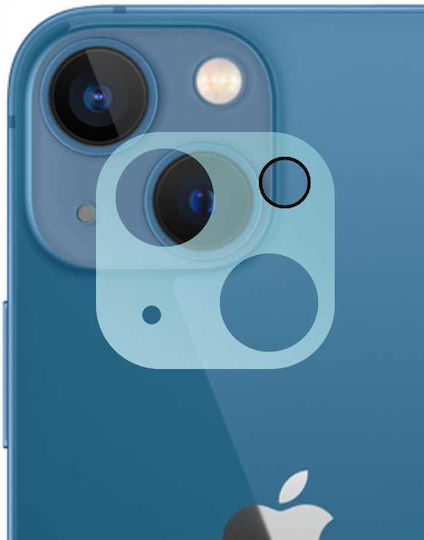 Γυαλί Lens Camera Protection Tempered Glass Glitter Blue for the iPhone 13 / 13 mini
