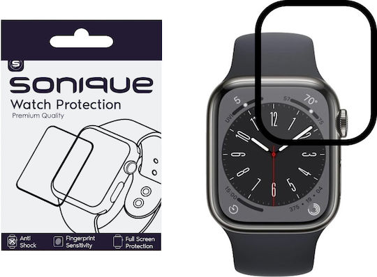 Sonique Full Face Tempered Glass για το Apple Watch 7/8/9 45mm 1τμχ