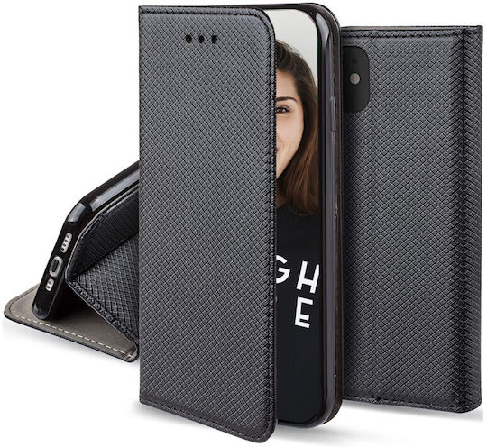 Smart Magnet Back Cover Σιλικόνης Μαύρο (Oppo Reno8)