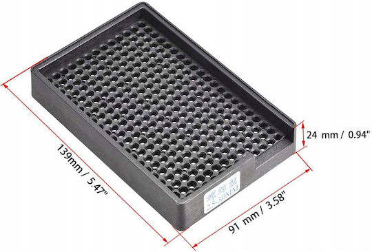 Esd Anti-static Tray Screws 2.5-3mm 273 Holes Organizer