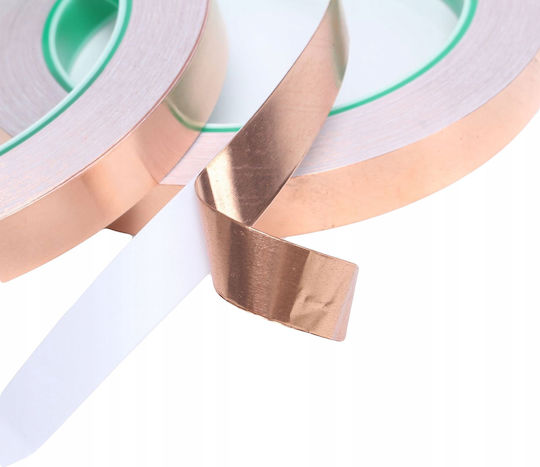 Kupferband 50mm x 20m Dicke 0,05mm beidseitig leitend