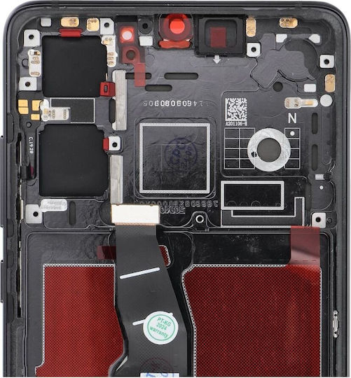 Huawei Οθόνη OLED με Μηχανισμό Αφής και Πλαίσιο για Huawei P30 (Μαύρο)