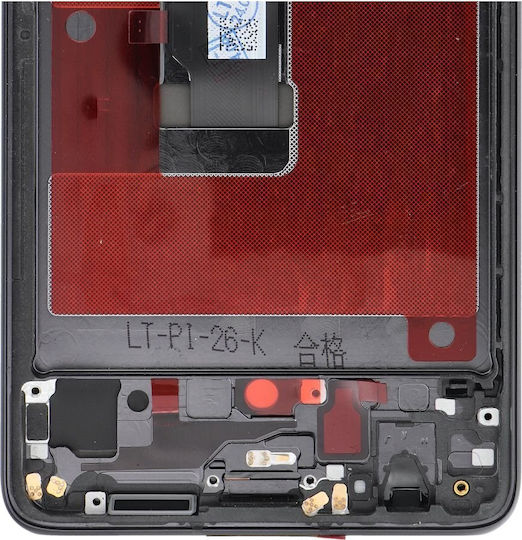 Huawei Οθόνη OLED με Μηχανισμό Αφής και Πλαίσιο για Huawei P30 (Μαύρο)