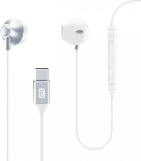 Cellular Line Sparrow Earbuds Handsfree με Βύσμα USB-C Μαύρο