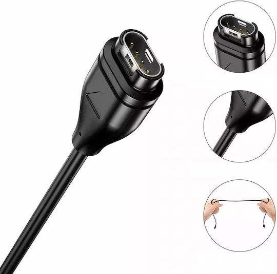 Tech-Protect Ultraboost Încărcător pentru Ceas Garmin Negrus