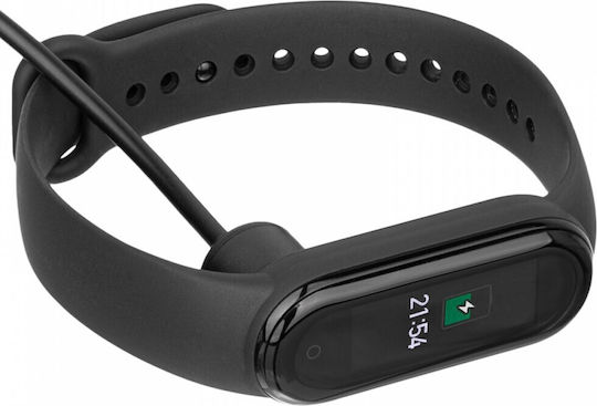 Akyga AK-SW-14 Charging Cable Ladegerät für Mi Band 5 / Mi Band 6 Schwarzς