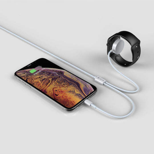 Devia Wearable Charger Apple Watch Whiteς
