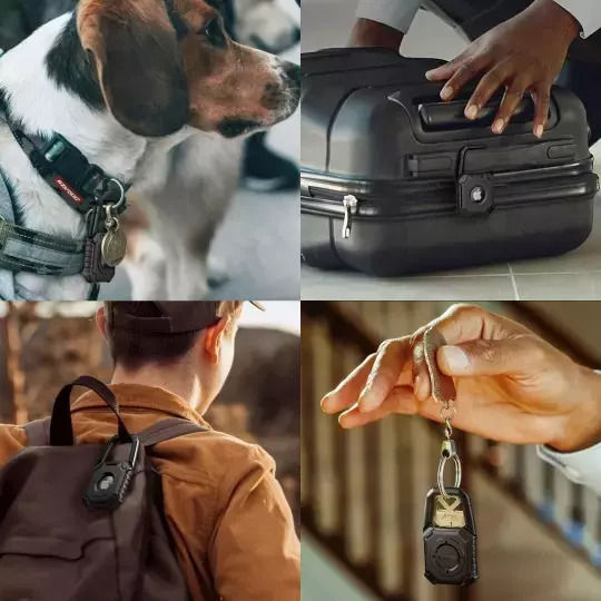 Tech-Protect Kevlar Θήκη για AirTag σε Μαύρο χρώμα