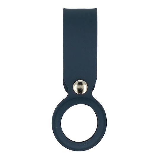 Wrist case Silicone for AirTag in Navy Blue color