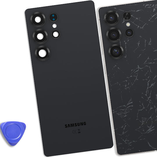 Samsung S938b Galaxy S25 Ultra Akkudeckel Titan Schwarz Service Pack