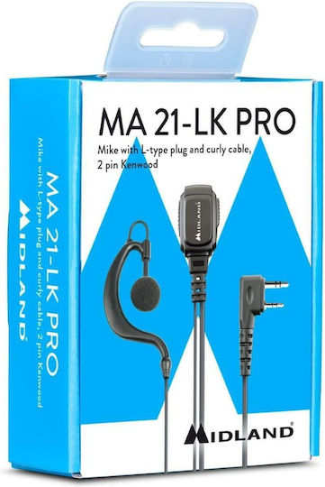 Midland MA21-LK Pro C1496.01 Слушалка Радио Приемопредавател UHF/VHF