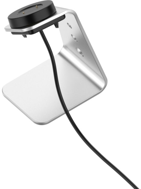 Magnetic Charger / Holder Алуминий Стойка Сребрист (Huawei Watch GT / GT2 - Часовник Huawei GT / GT2)