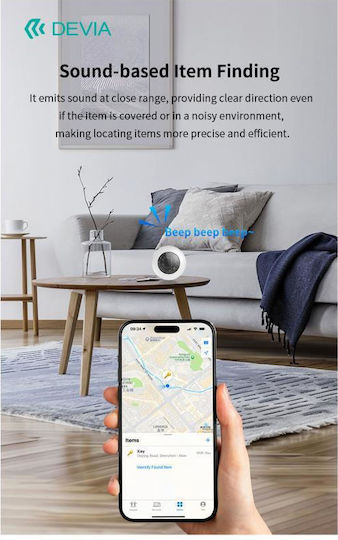 Devia Lite Tag G2305 Apple Find My Διάφανο