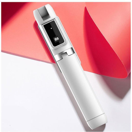Blavec P04 Selfie Stick Cell Phone Tripod Bluetooth White