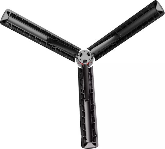Hurtel Selfie-Stick mit Bluetooth / Fernsteuerung Schwarz
