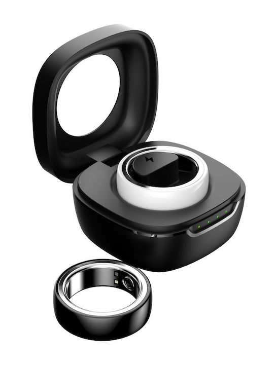 Fashion Smart Ring 20mm mit Pulsmesser Weiß
