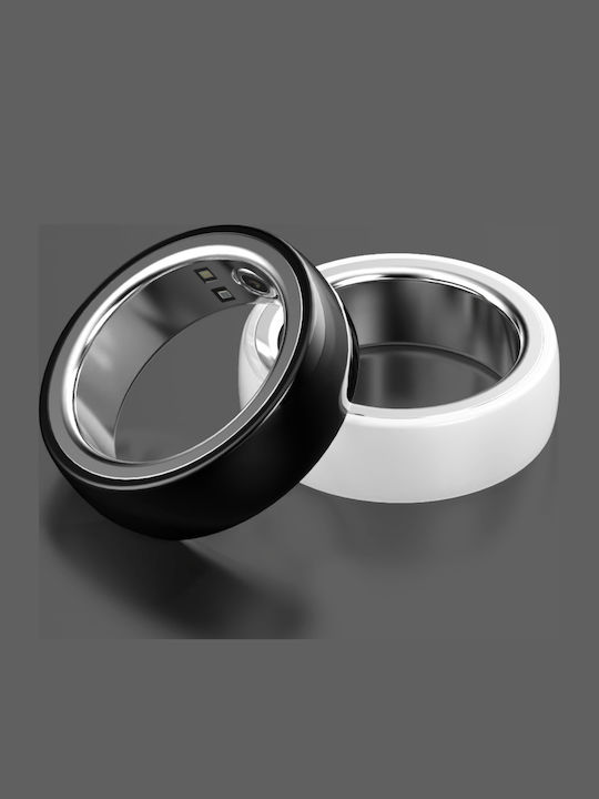 Fashion Smart Ring 20mm mit Pulsmesser Weiß