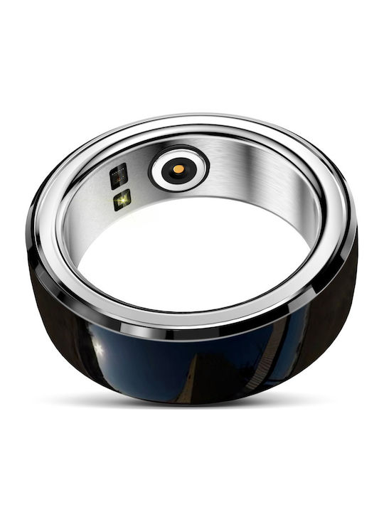 Fashion Smart Ring 16mm mit Pulsmesser Schwarz