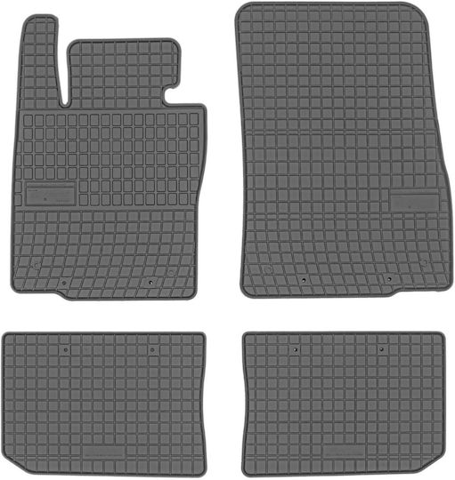 Frogum Set of Front and Rear Mats 4pcs for Mini Countryman 2010-2016 Black