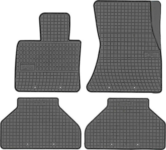 Frogum Set of Front and Rear Mats 4pcs for BMW X5 / X6 2006 Black