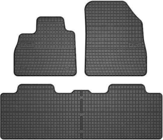 Frogum Set of Front and Rear Mats 4pcs for Renault Espace 2015 Black