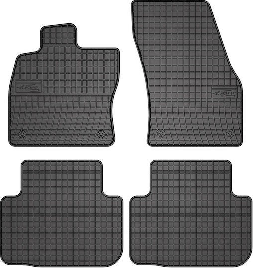 Frogum Set of Front and Rear Mats 4pcs for Volkswagen Golf Sportsvan 2014 Black