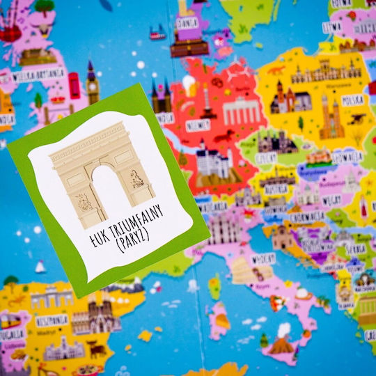 Board Game A Genius Is Looking For You: Poland and Europe for 3-6 Players 9+ Years Old (PL) Lisciani Giochi