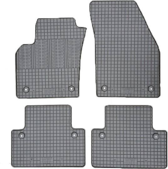 Cik Set of Front and Rear Mats 4pcs for Volvo V50 Black