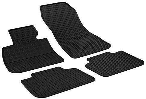 Rigum Set of Front and Rear Mats 4pcs for BMW Series 2 2015+ Black