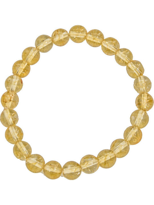 Βραχιόλι Λίθους Κιτρίνη Citrine Healing Crystal Bracelet 8mm