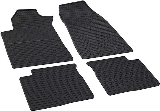 Rigum Set of Front and Rear Mats 4pcs for Alfa Romeo Giulia 2016+ Black