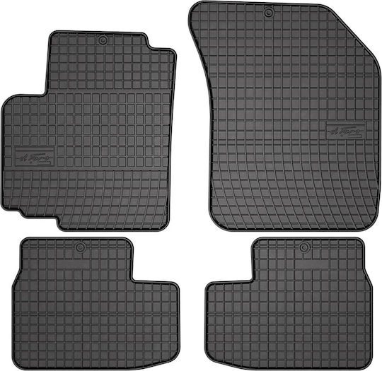 Frogum Set of Front and Rear Mats 4pcs for Opel Agila Suzuki Splash 2008 Black