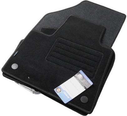 Petex Set of Front and Rear Mats 4pcs for Renault Kangoo 2021 Black