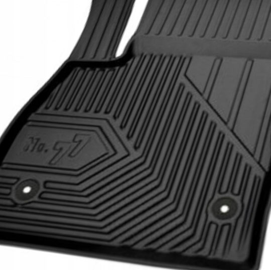 Frogum Set of Front and Rear Mats 4pcs Tray Type for Ford Focus 2018 Black