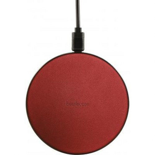 Wireless Charger (Qi Pad) 10W Reds (BEETLECASE Leather)