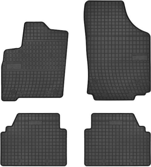 Frogum Set of Front and Rear Mats 4pcs for Opel Meriva 2003-2010 Black