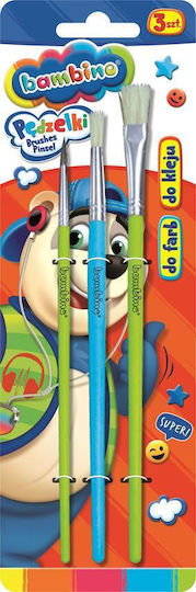 Bambino 3-piece Brush Set Glue Paint 2847