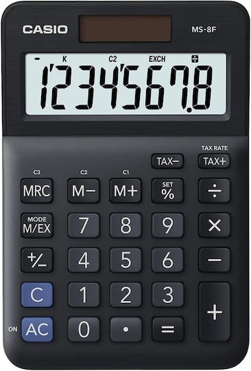 Casio Калкулатор Счетоводство 8 Цифри в Черен Цвят 1бр
