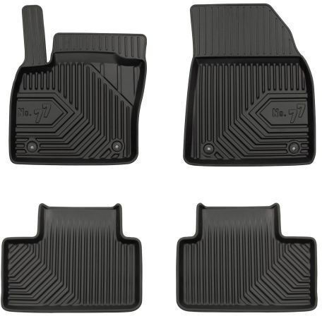 Frogum Set of Front and Rear Mats 4pcs Tray Type for Volvo XC40 2017 Black