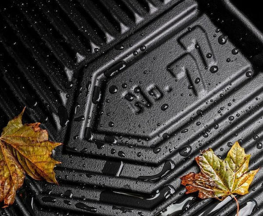 Frogum Set of Front and Rear Mats 4pcs Tray Type for Volvo XC40 2017 Black